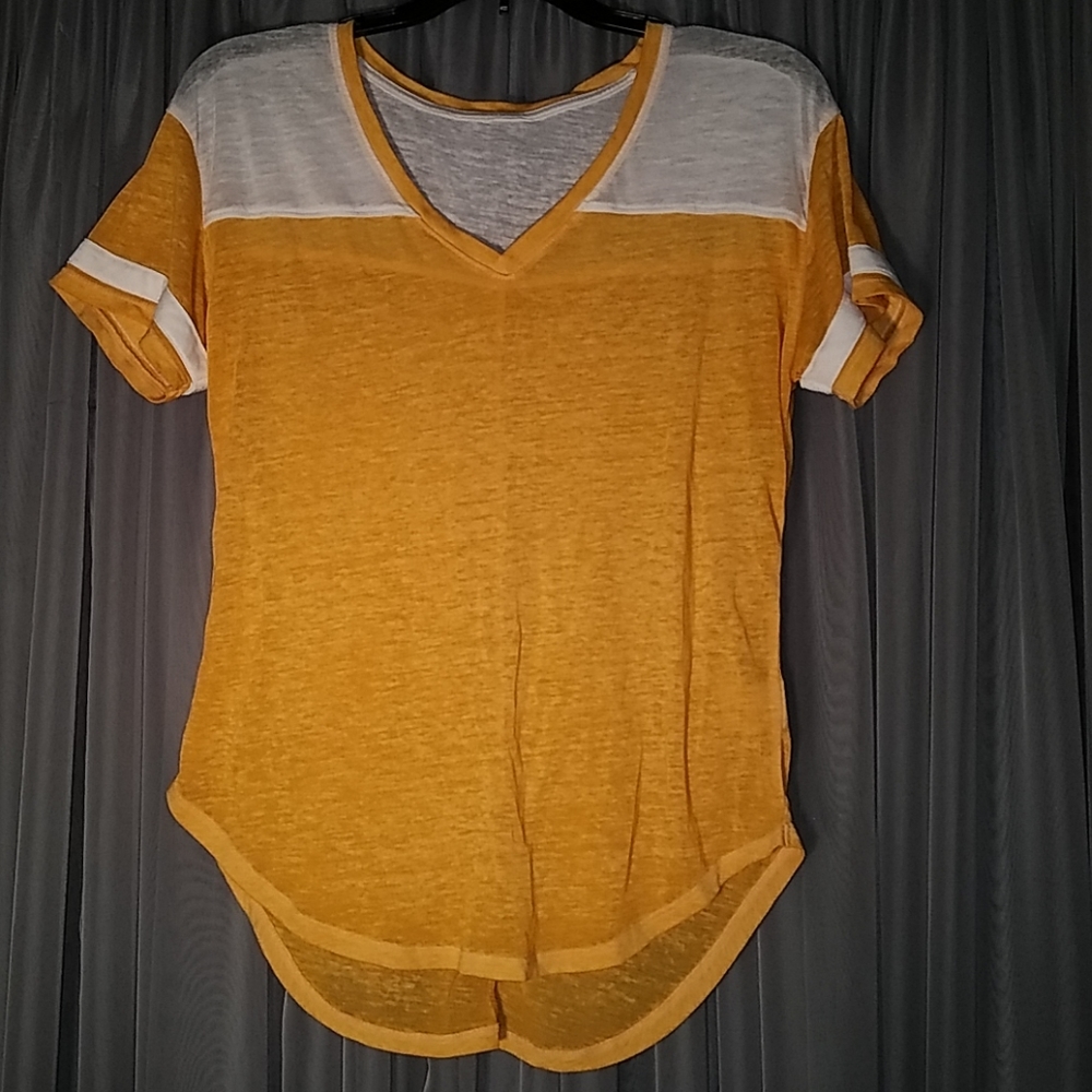Mustard yellow t-shirt